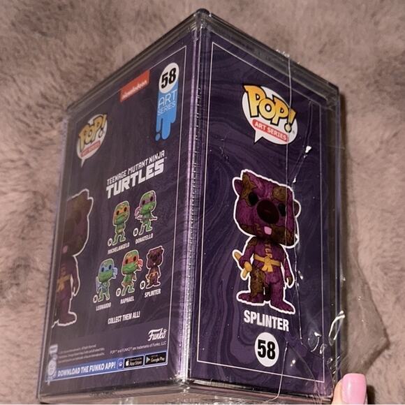 Funko POP! Splinter Vinyl Figure 58 TMNT Art Series 2021 Nickelodeon W/Case NIB - Picture 3 of 5